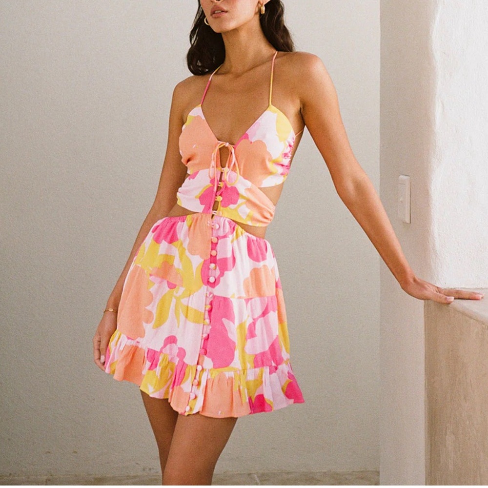 Sabo Backless Strappy Cecily Dress